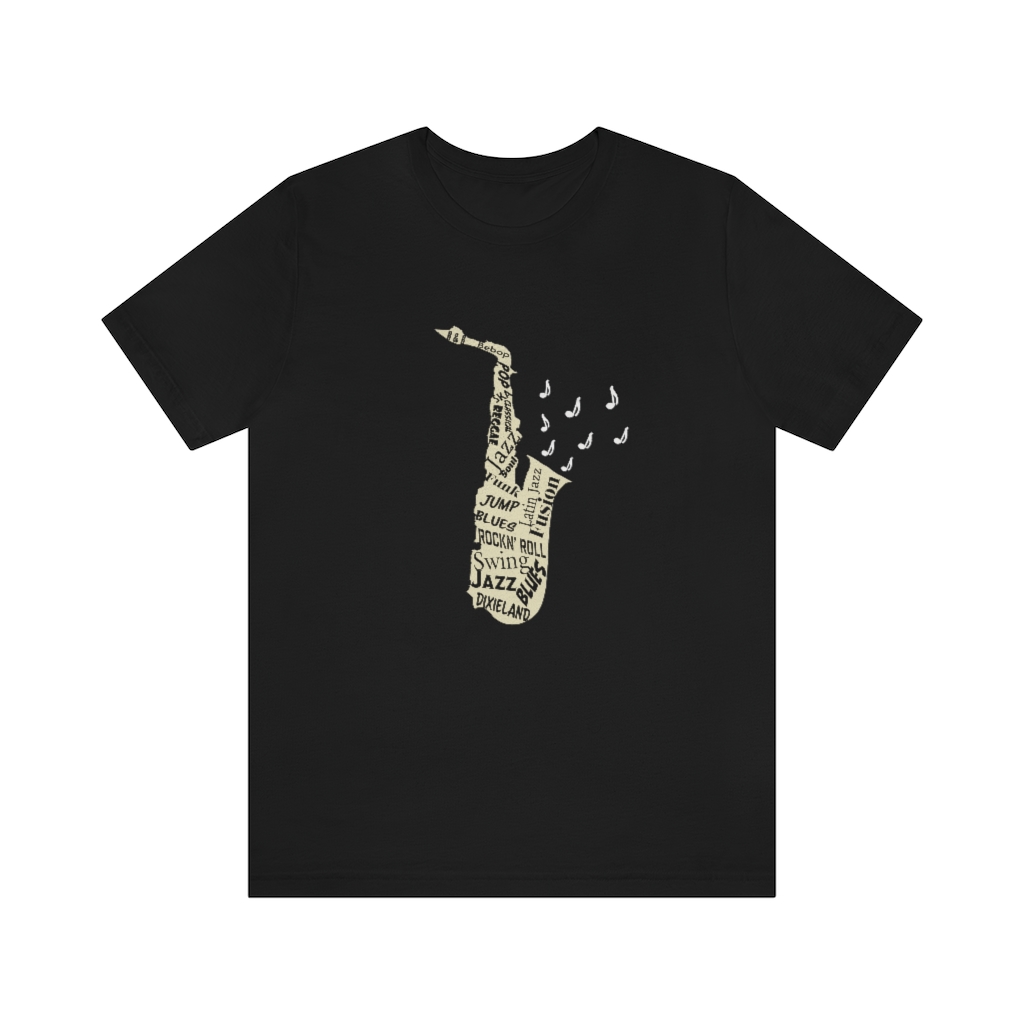 Word Art Alto Sax Tee - Image 7