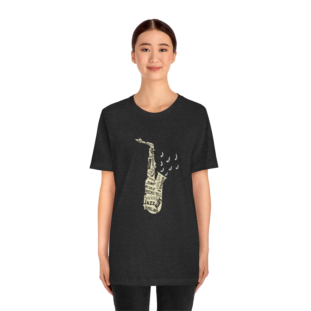 Word Art Alto Sax Tee - Image 11