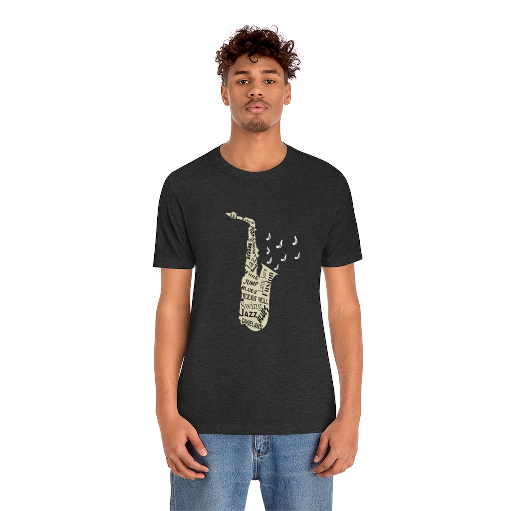 Word Art Alto Sax Tee - Image 12