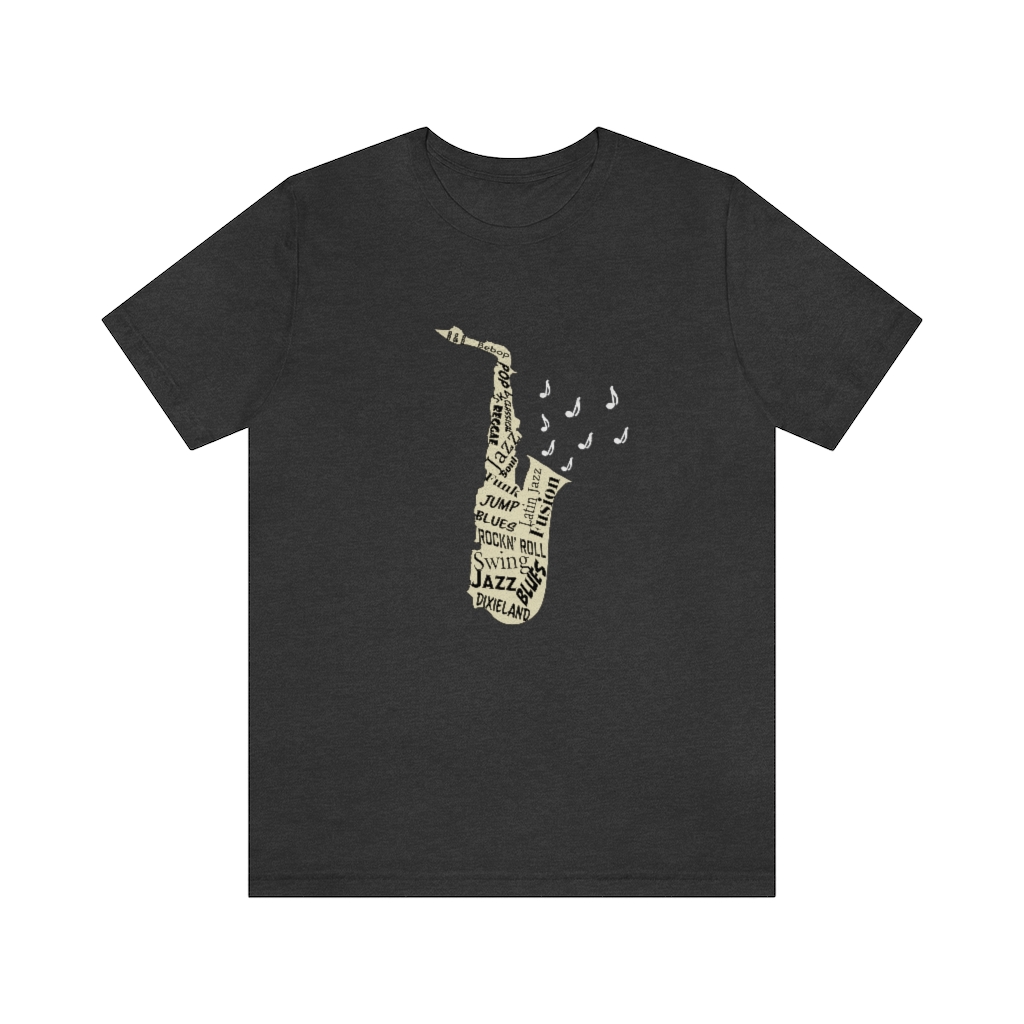 Word Art Alto Sax Tee - Image 10