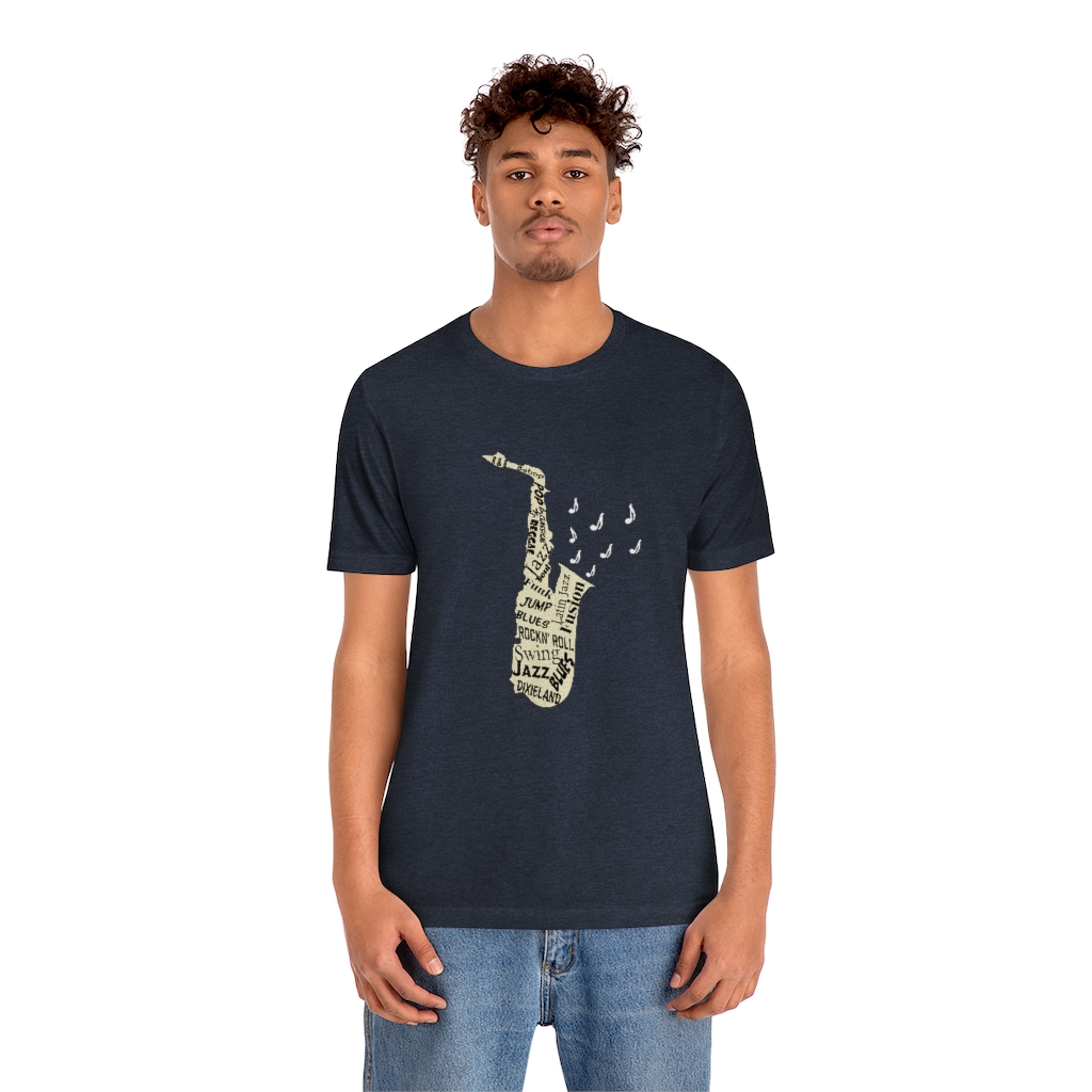 Word Art Alto Sax Tee - Image 15
