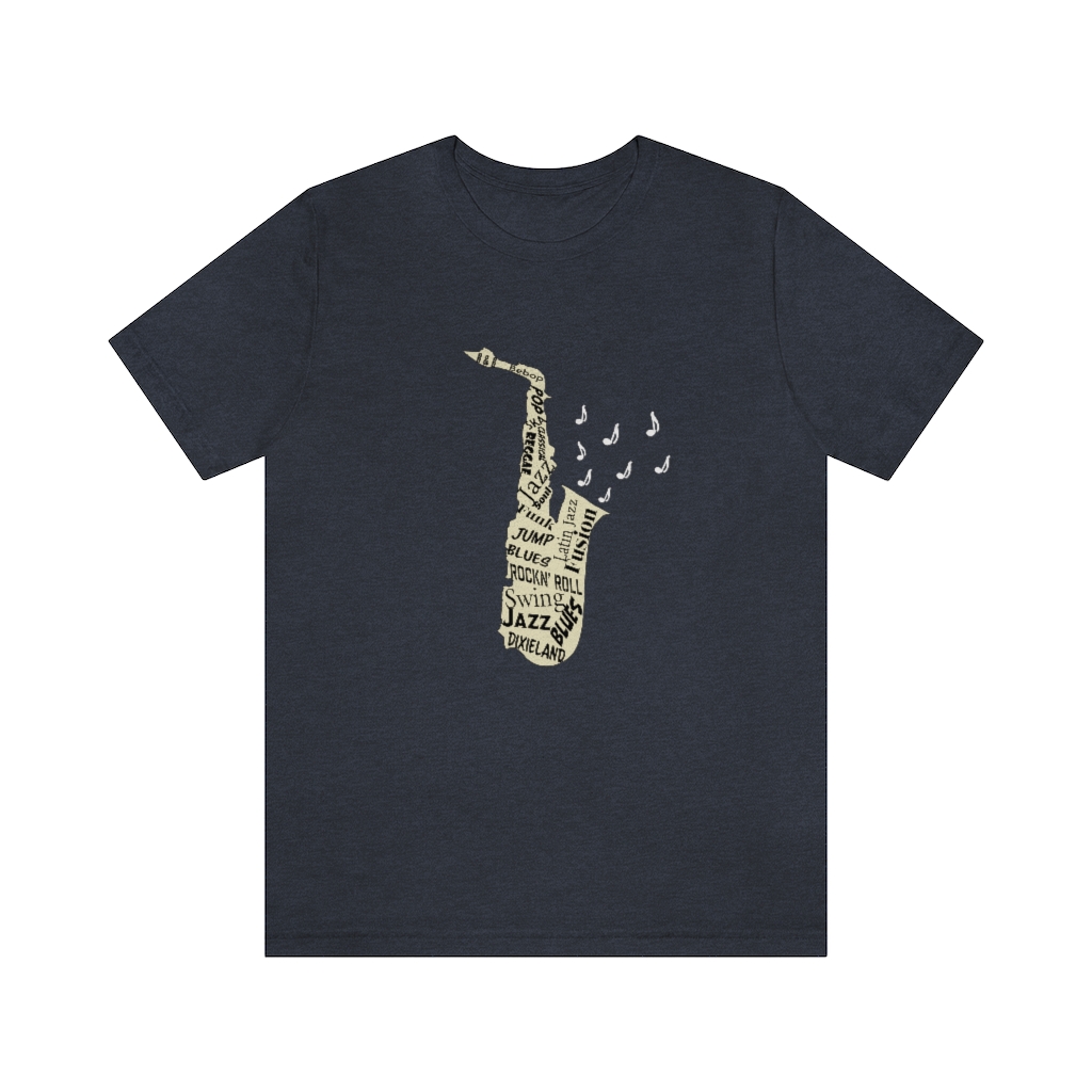 Word Art Alto Sax Tee - Image 13
