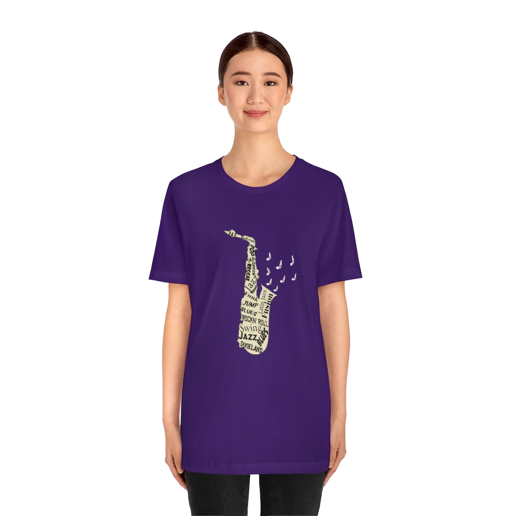 Word Art Alto Sax Tee - Image 17
