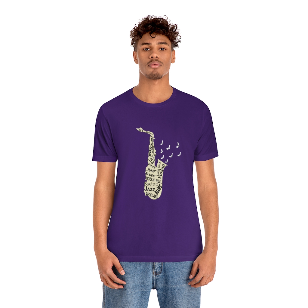 Word Art Alto Sax Tee - Image 18