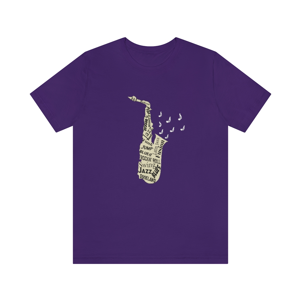 Word Art Alto Sax Tee - Image 16