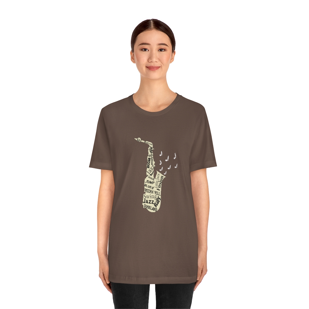 Word Art Alto Sax Tee - Image 5