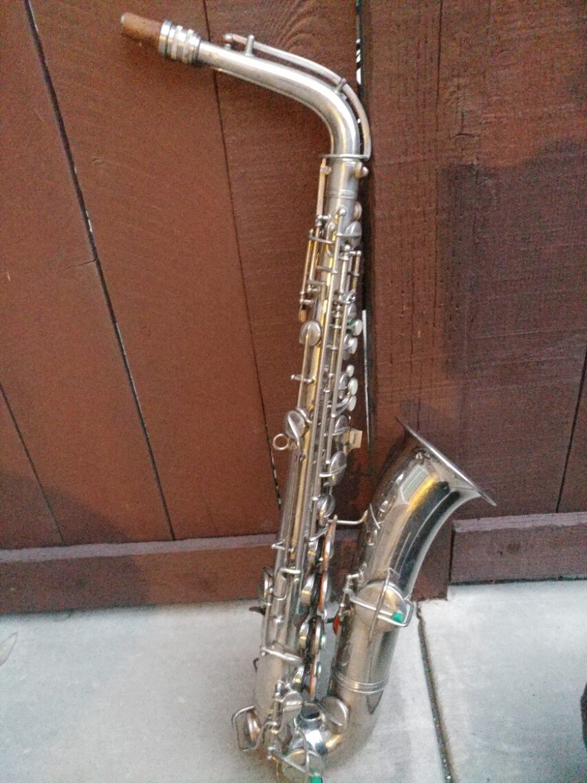 C.G. Conn Silver C Melody Saxophone